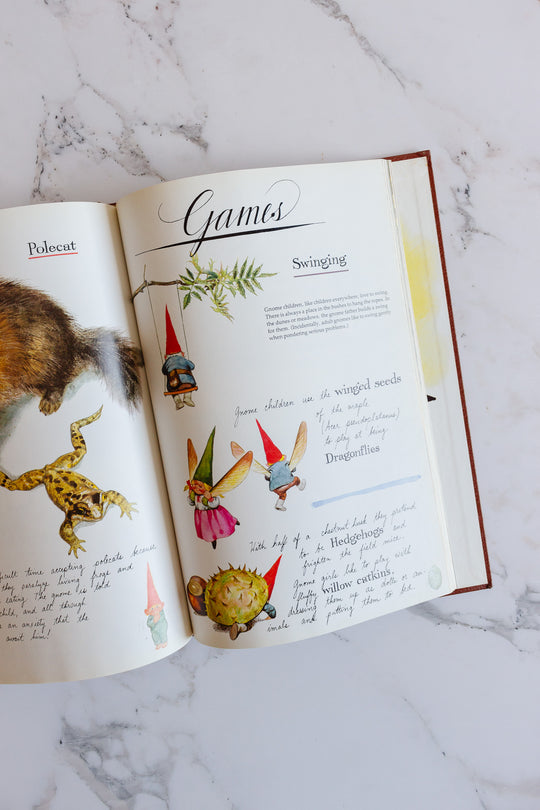 vintage coffee table book, "gnomes"