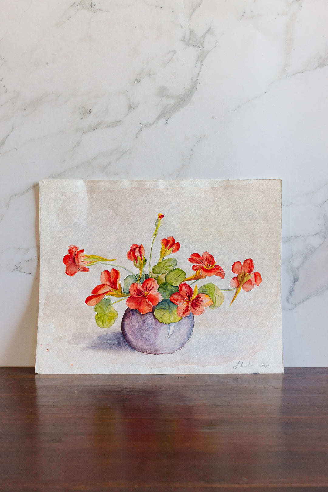 le bouquet de fleurs rouges