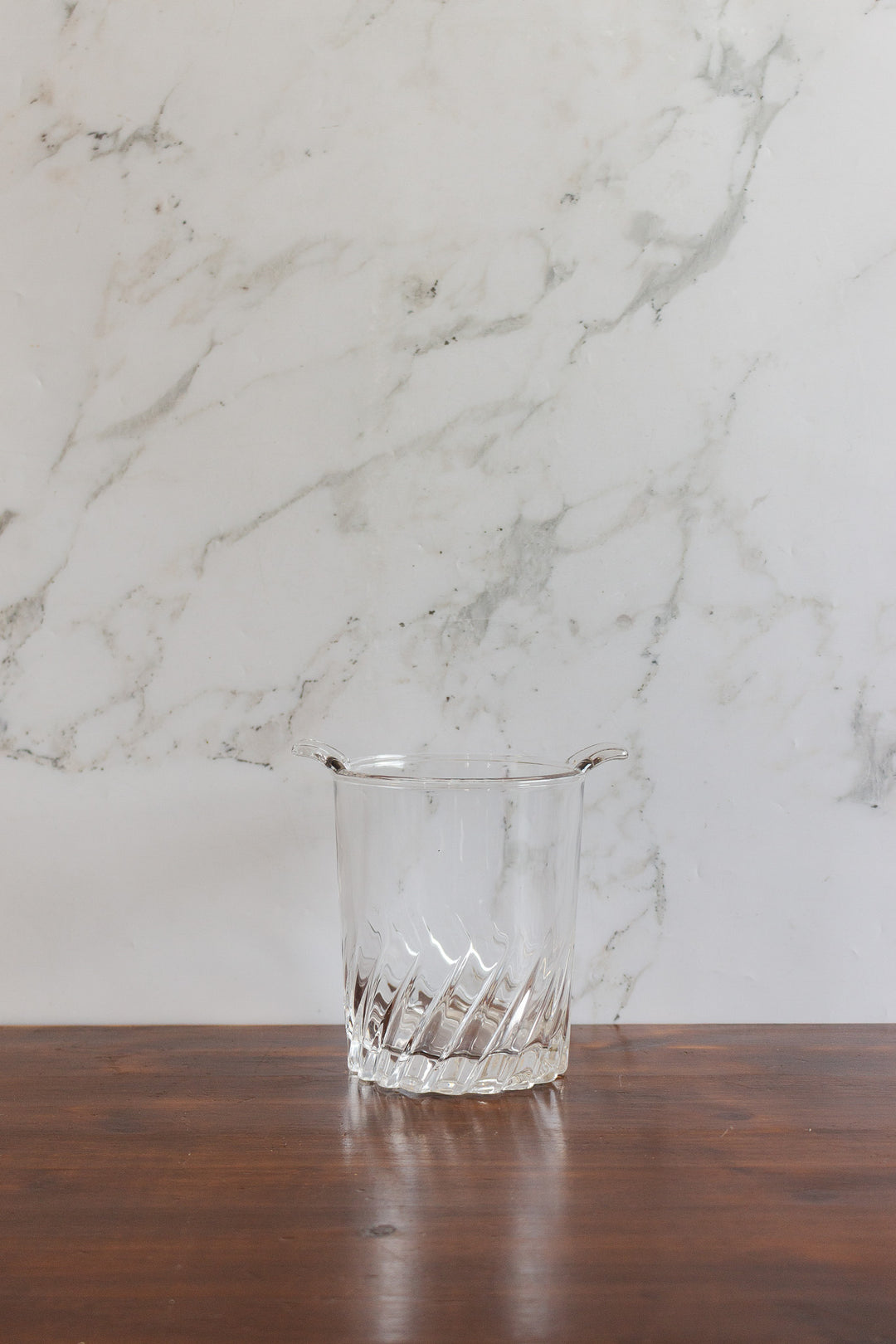 vintage french glass ice bucket