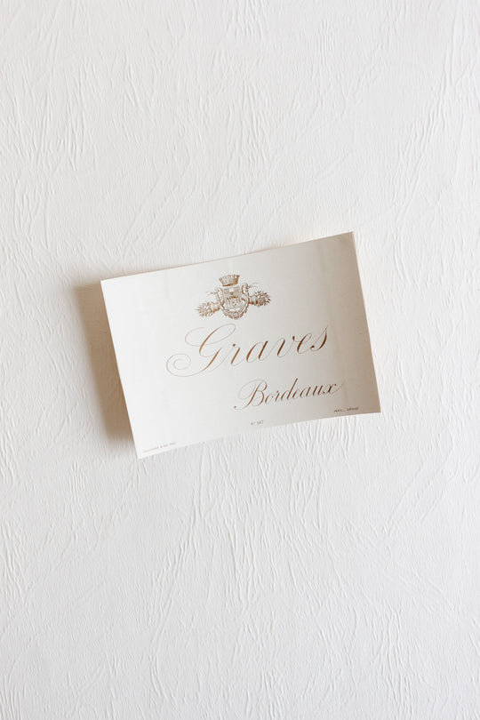 vintage french "étiquette" gift tags, set of 6