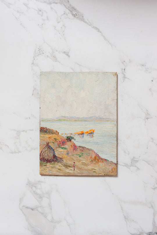 le bord de mer tranquille