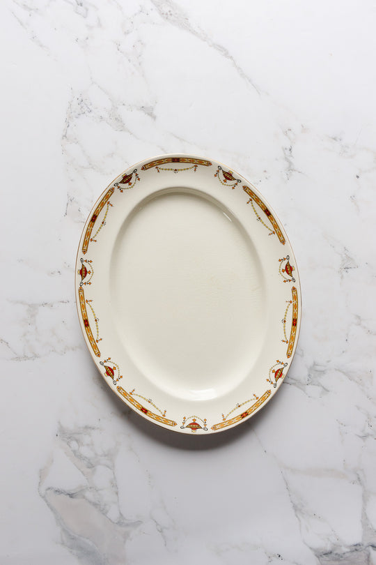 bridgwood & sons "coronation surrey" oval serving platter