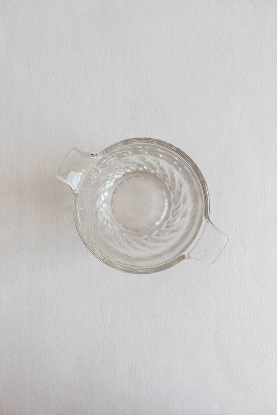 vintage french glass ice bucket