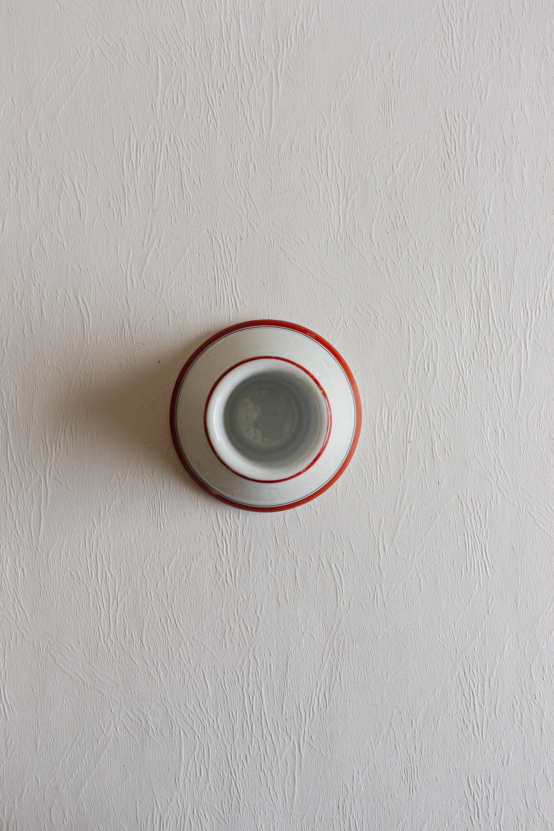 vintage french match strike with handpainted red border