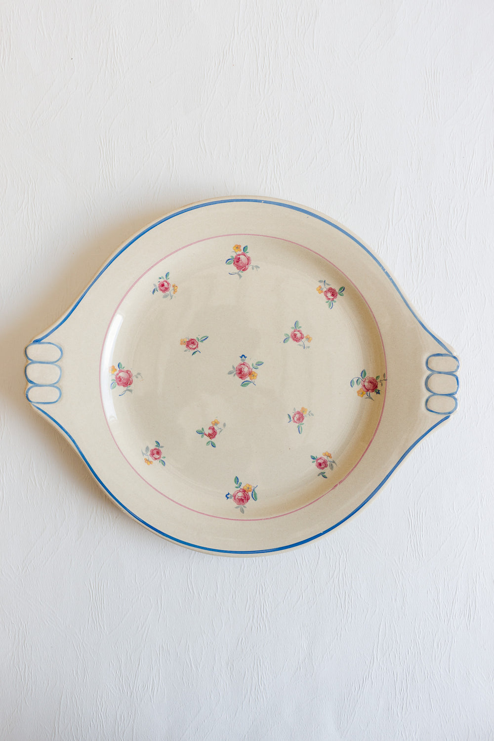 pair of salins france cake plates