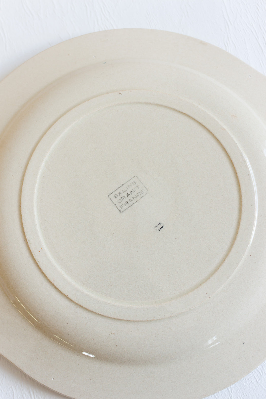 pair of salins france cake plates