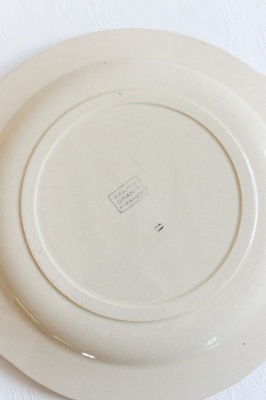 pair of salins france cake plates