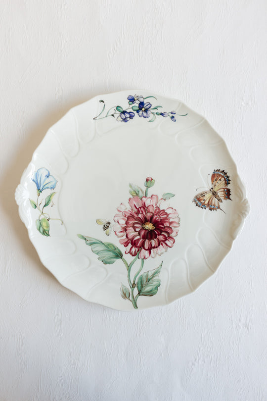 vintage villeroy and boch "bouquet" platter