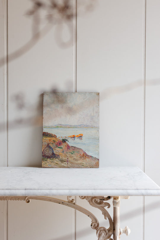 le bord de mer tranquille