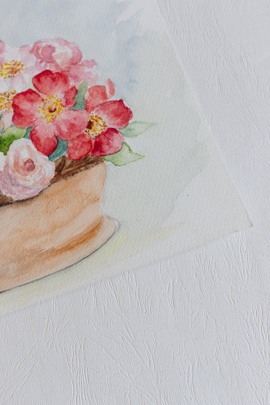 panier de fleurs