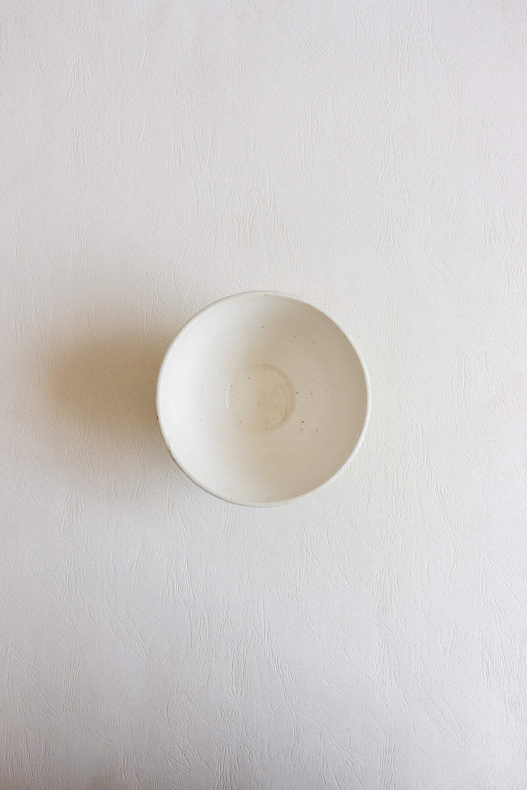 antique french yellow café au lait bowl