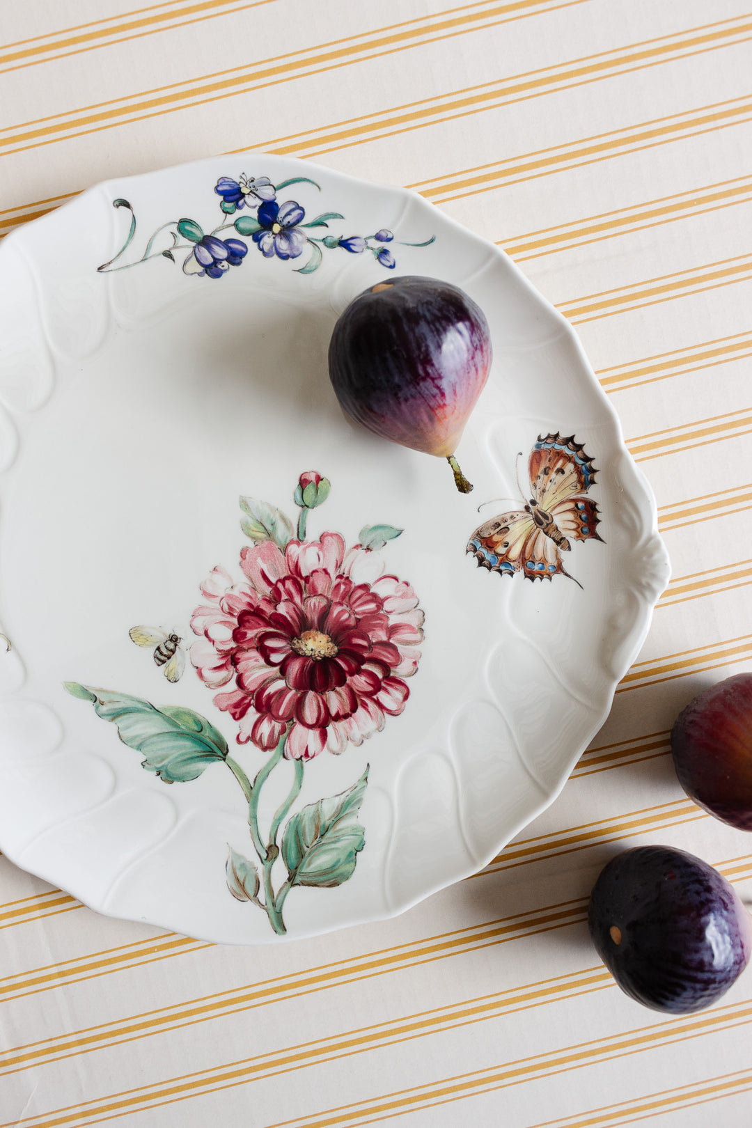 vintage villeroy and boch "bouquet" platter