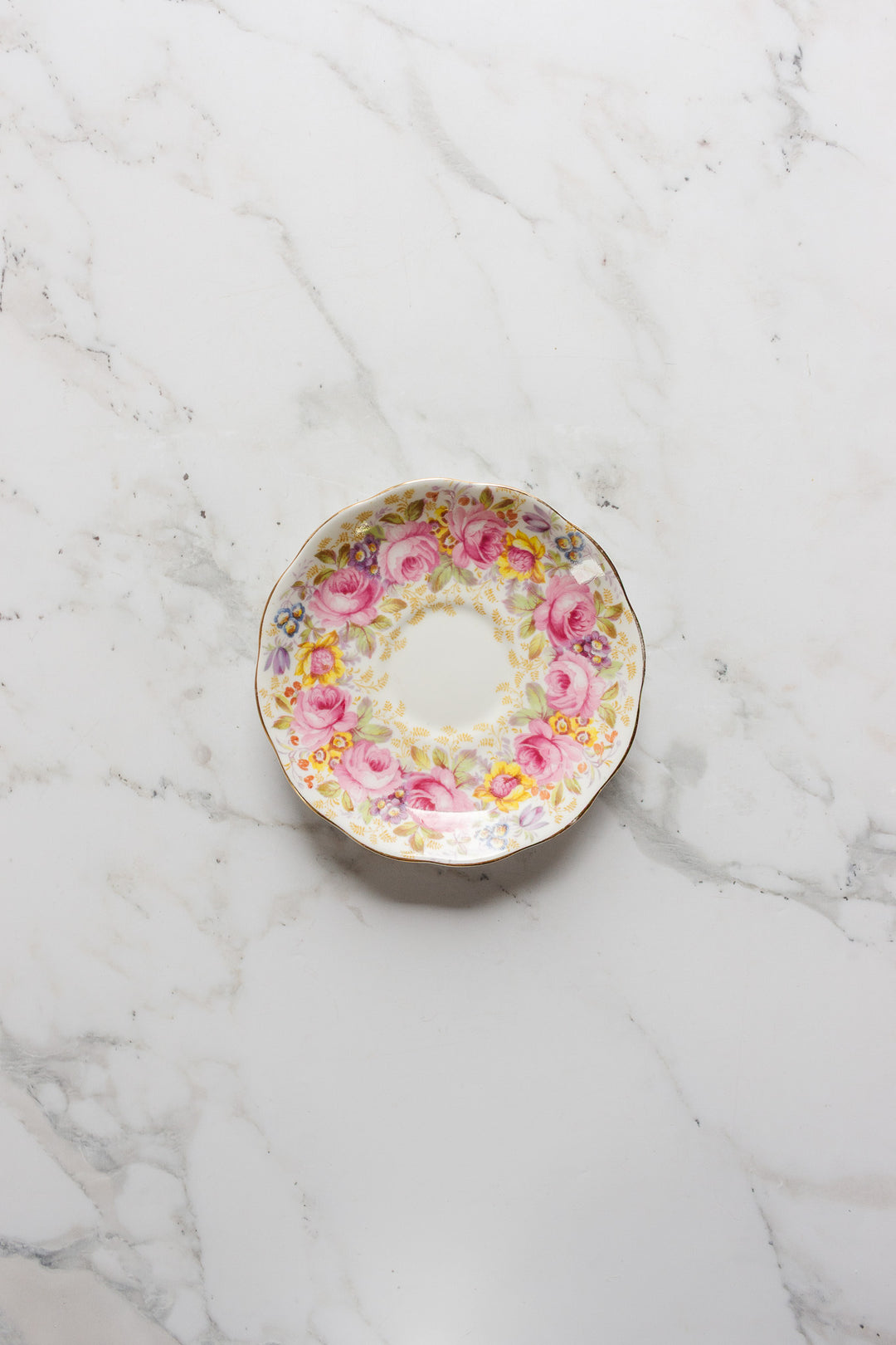 vintage royal albert "serena" teacup and saucer