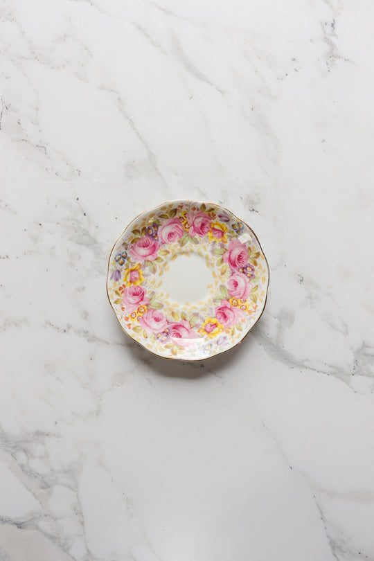 vintage royal albert "serena" teacup and saucer