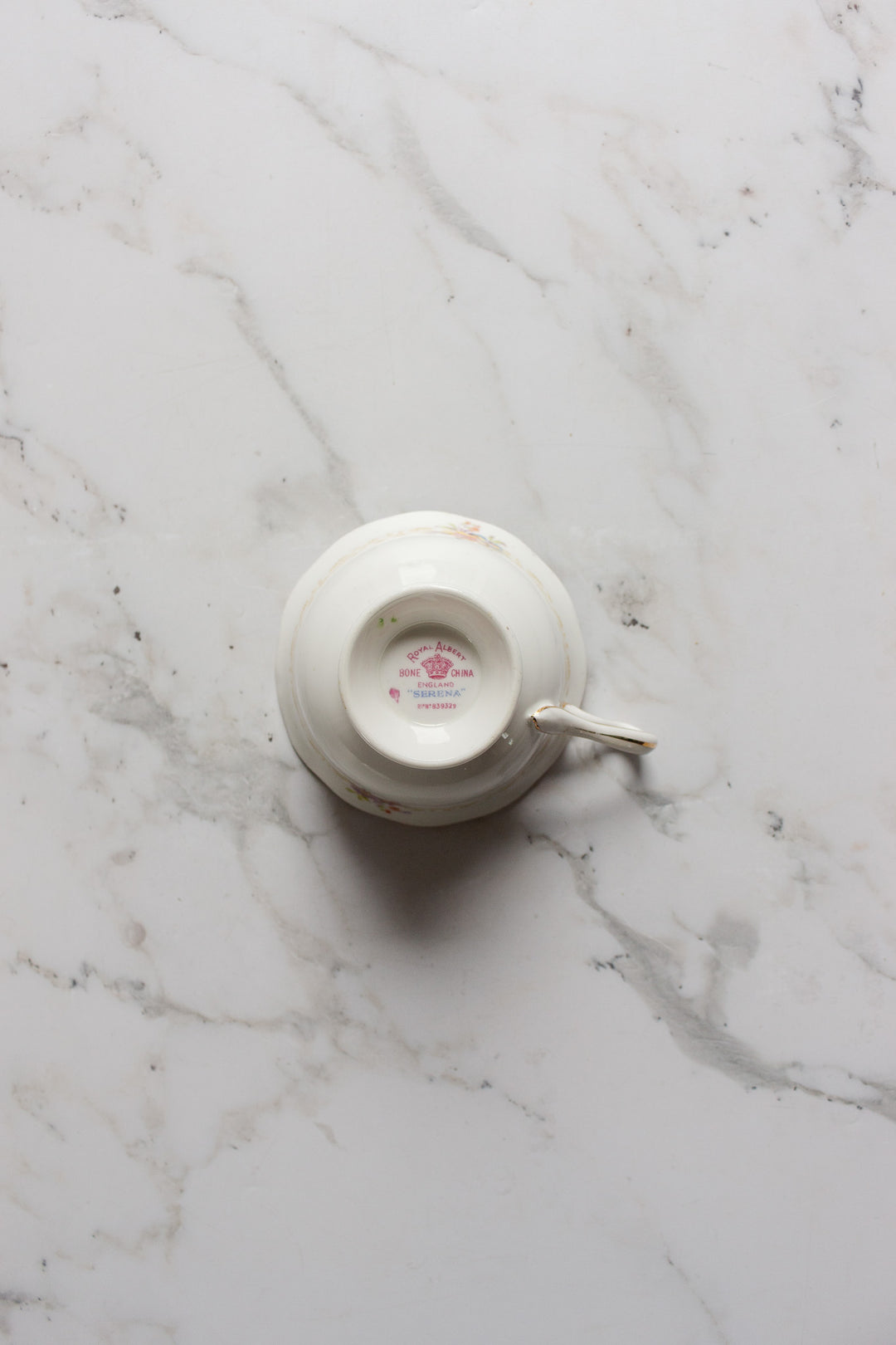 vintage royal albert "serena" teacup and saucer