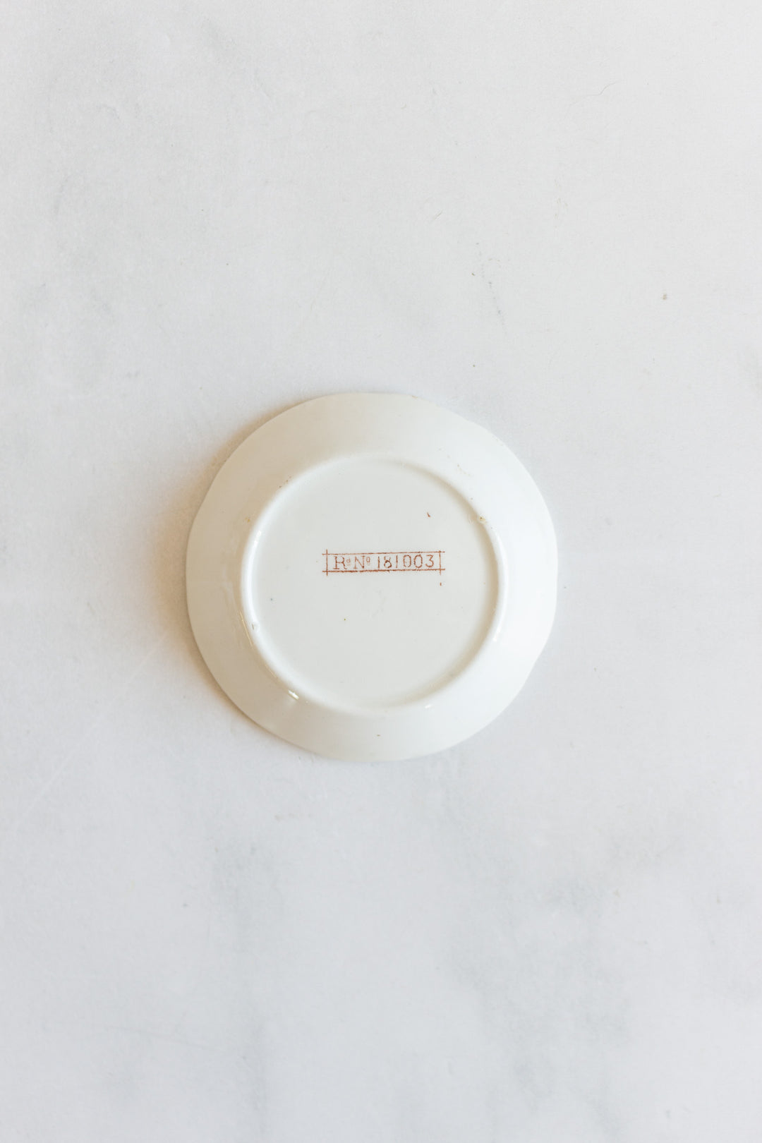 set of 3 antique F. Winkle and Co. floral trinket dishes circa 1880s