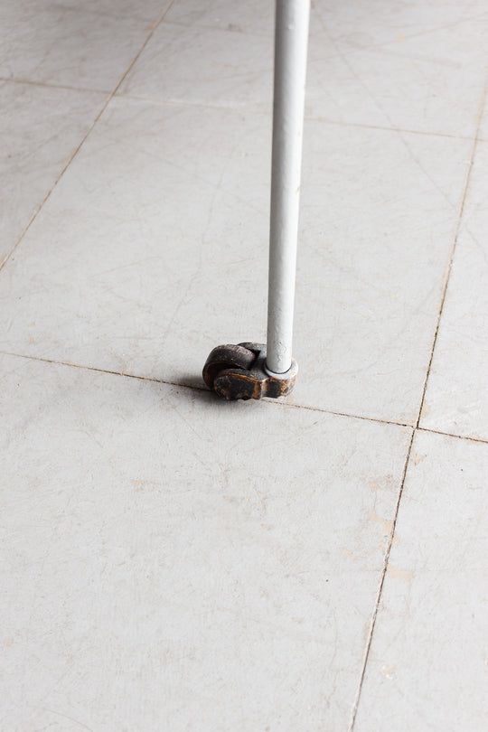 antique french cast iron daybed with casters