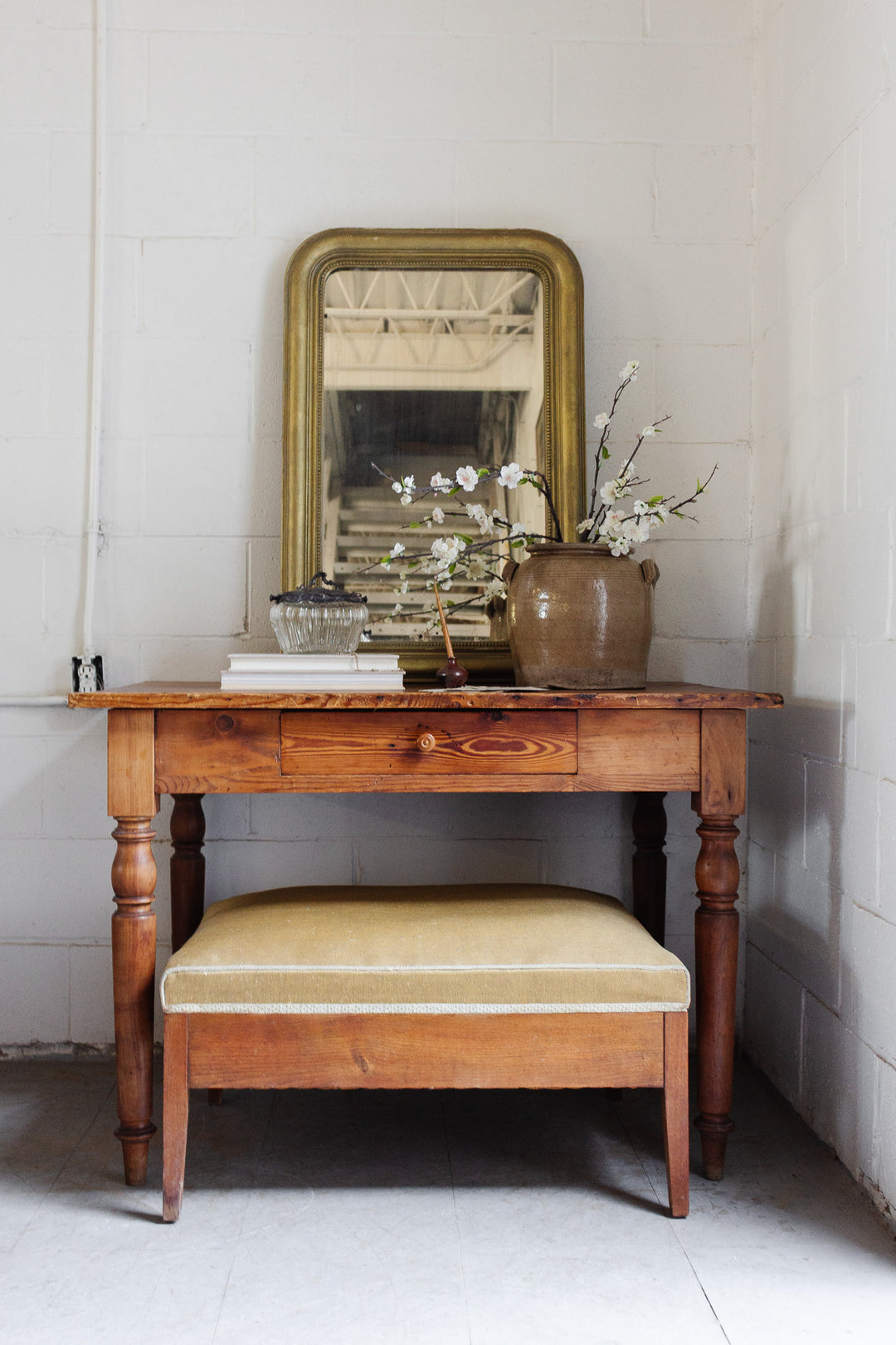 antique french pine farmhouse table