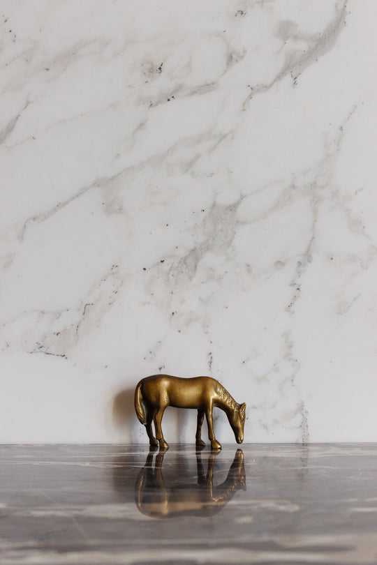 vintage french brass horse collection