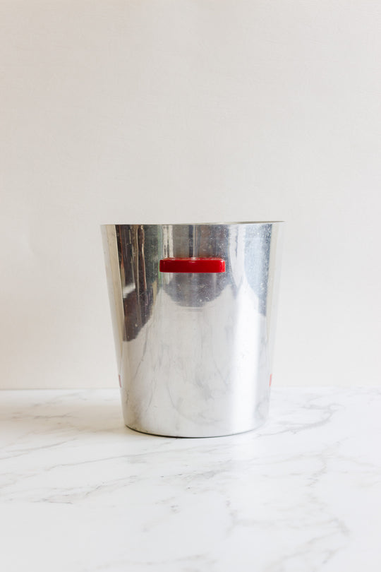 vintage french aluminum "piper" champagne bucket