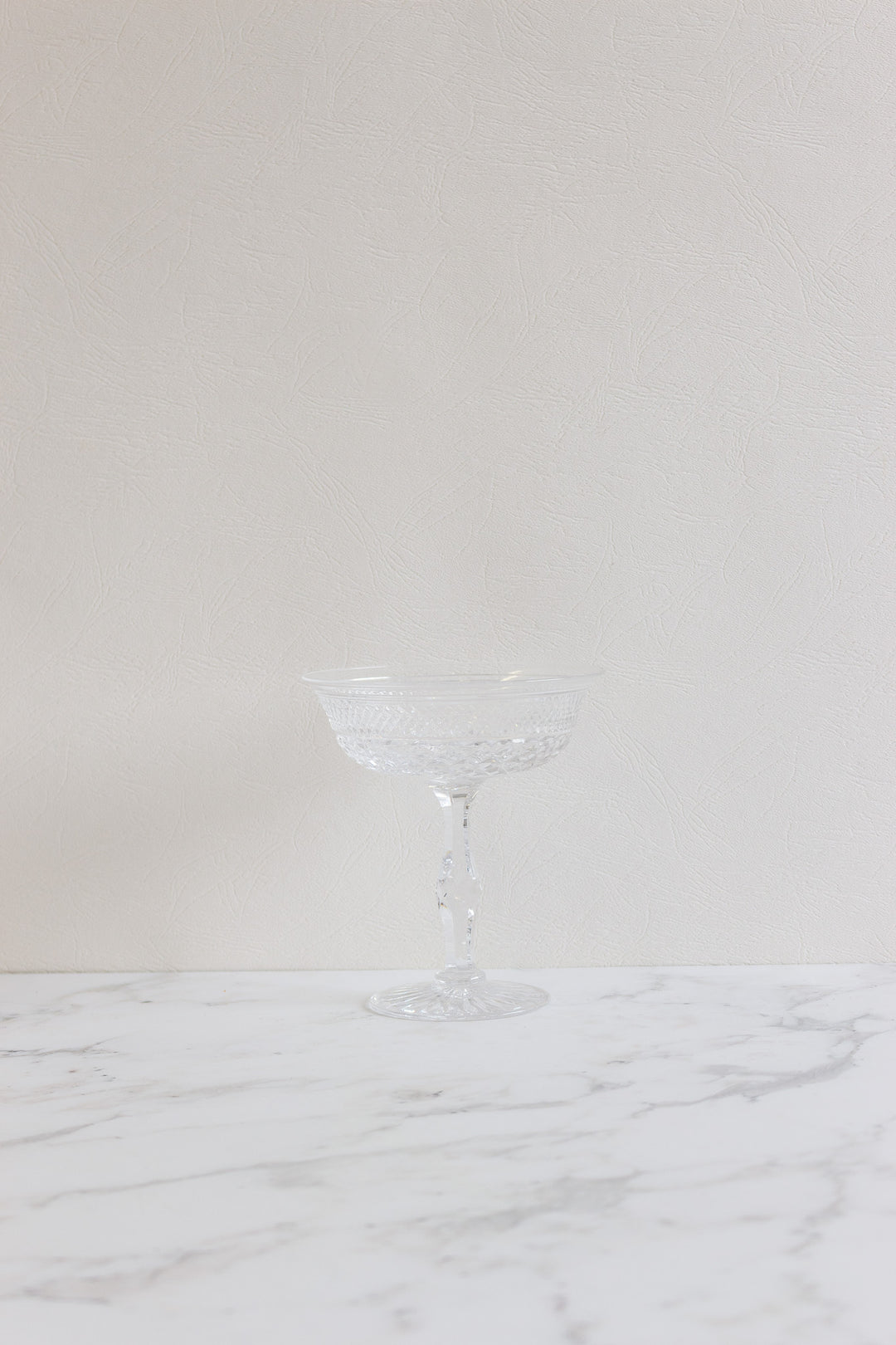 1970s discontinued Waterford "castletown" champagne coupes