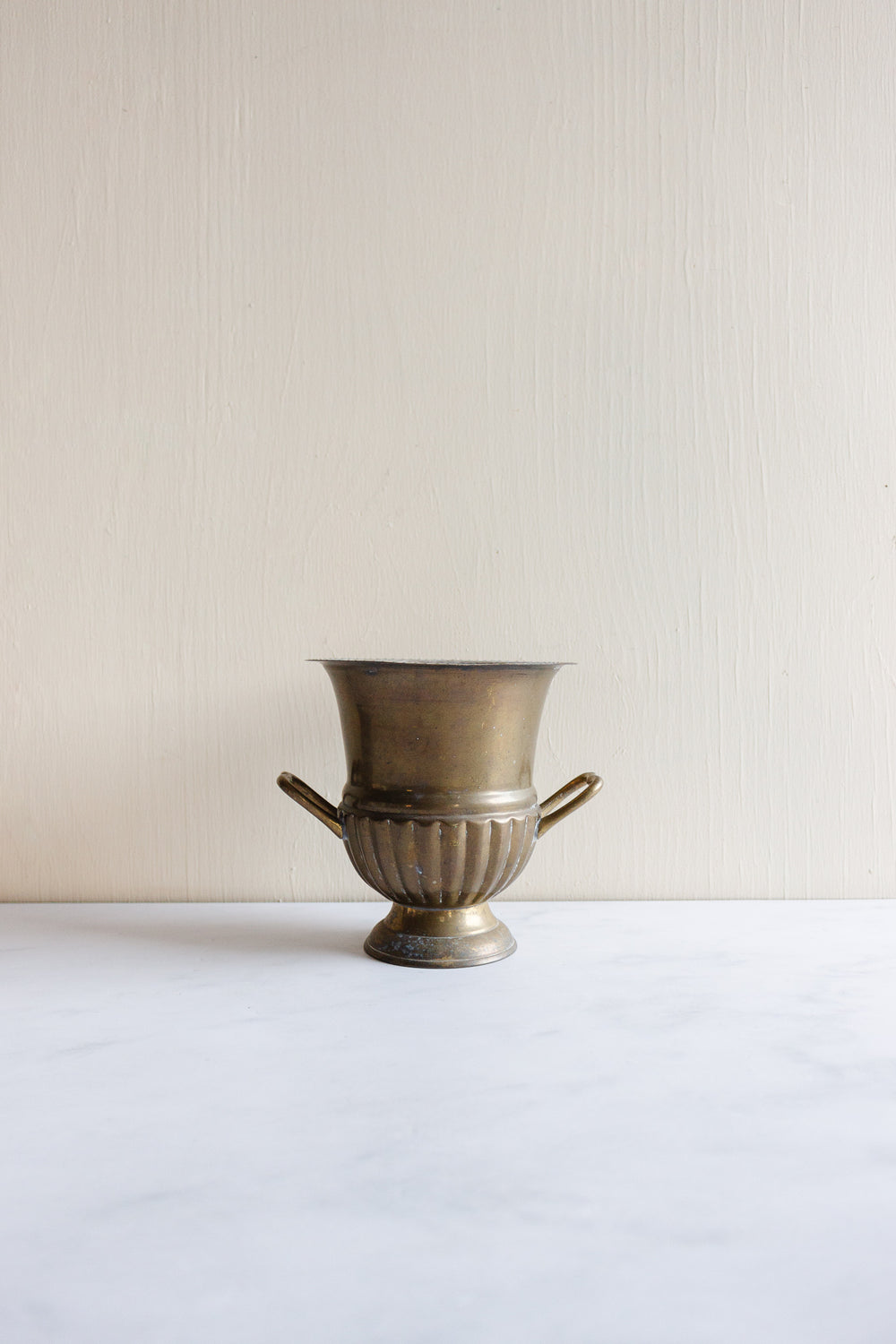 antique french brass urn