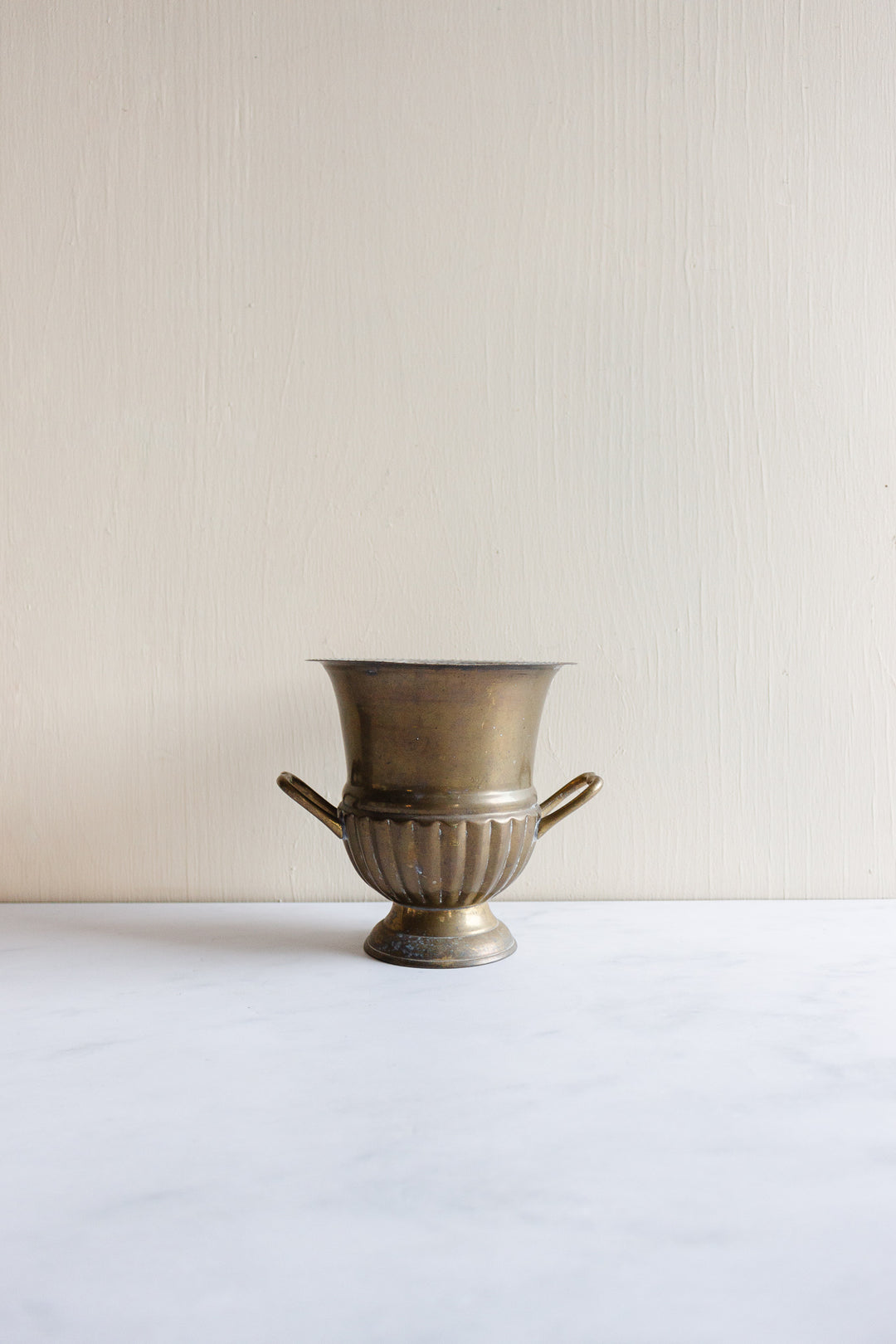 antique french brass urn