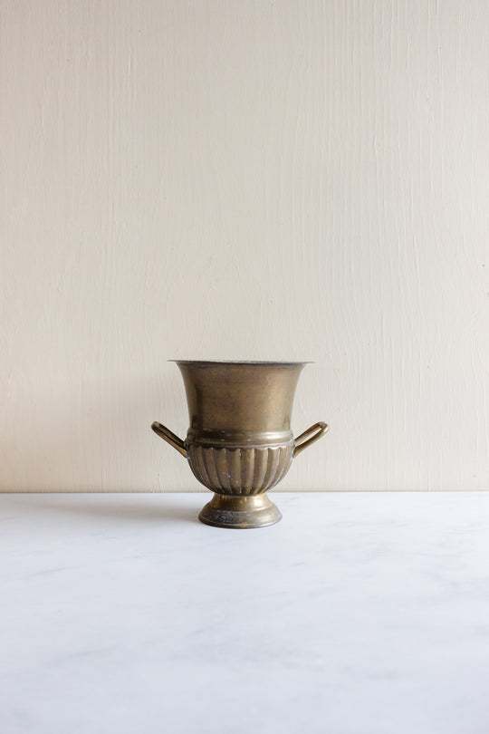 antique french brass urn