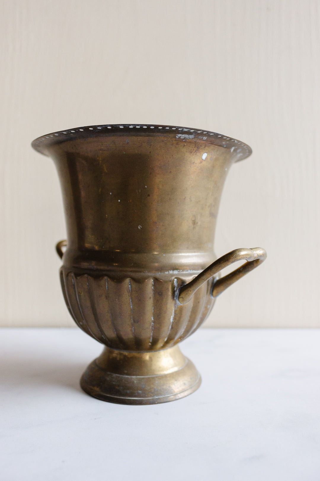 antique french brass urn
