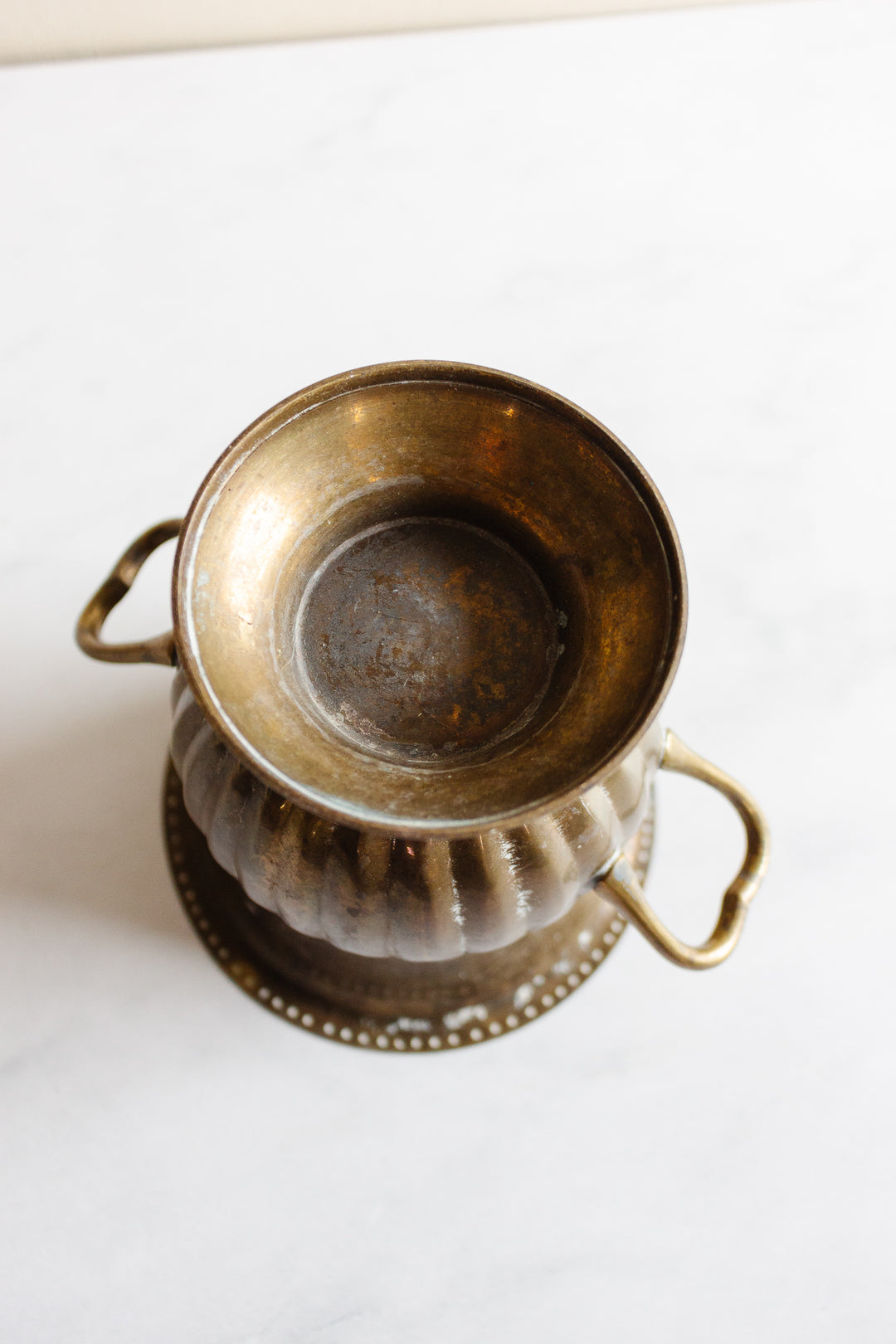 antique french brass urn