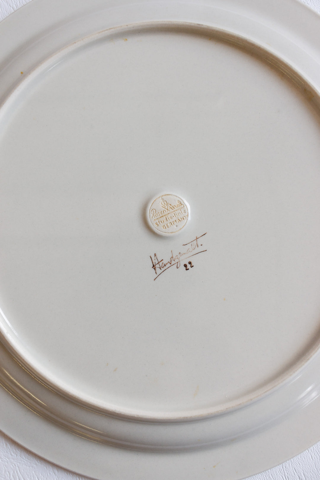 1960s german rosenthal "handgemalt" cake plate