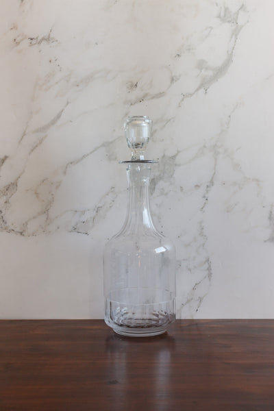 vintage french decanter and stopper