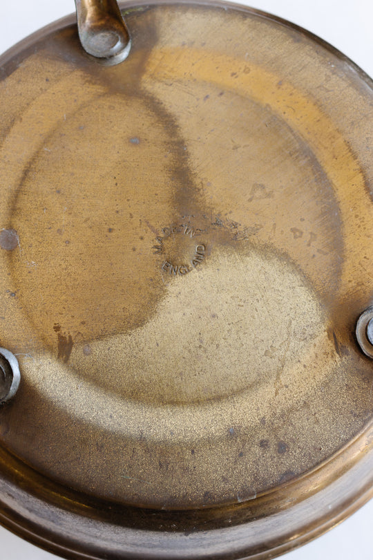 vintage english brass planter