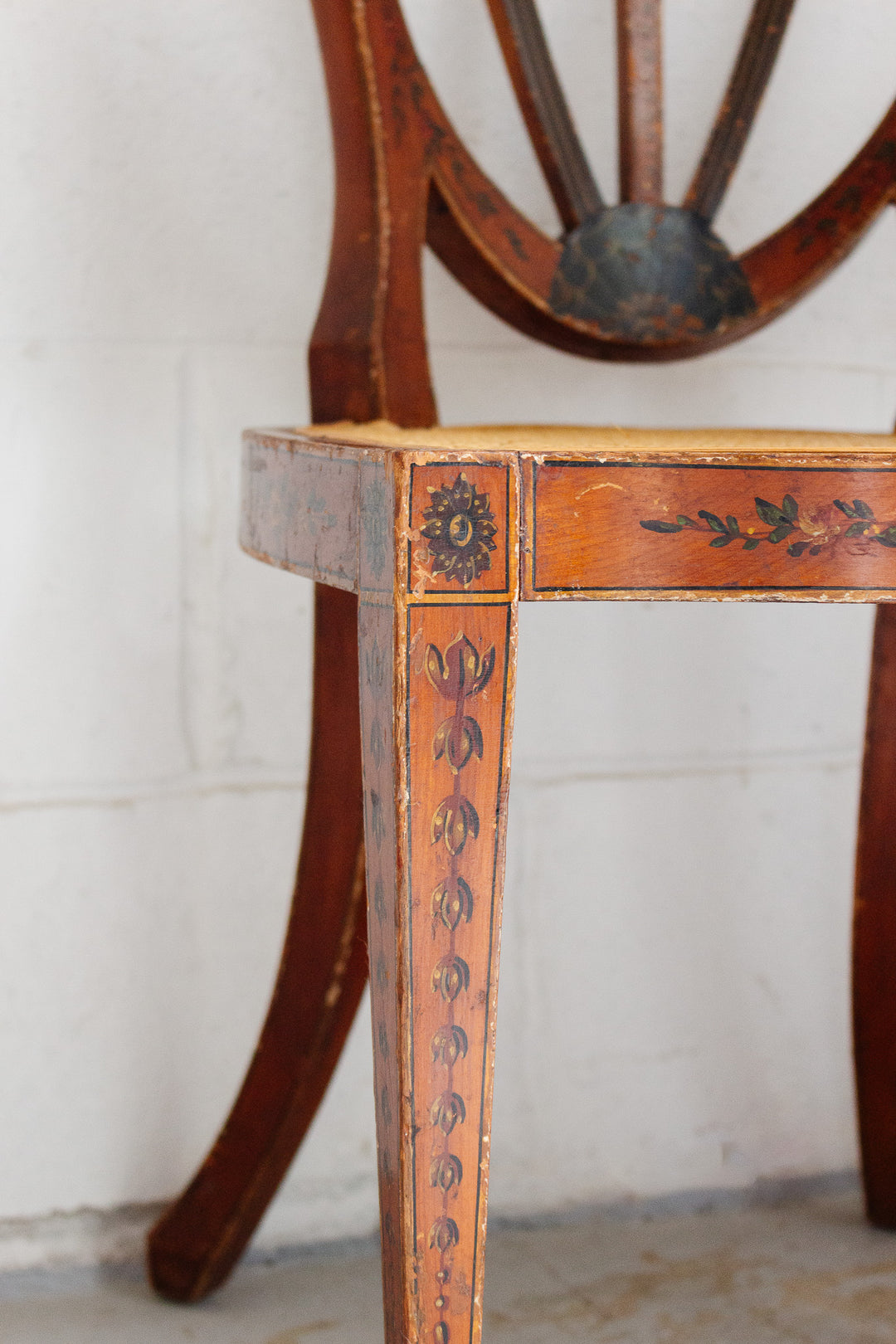 antique french hepplewhite chair