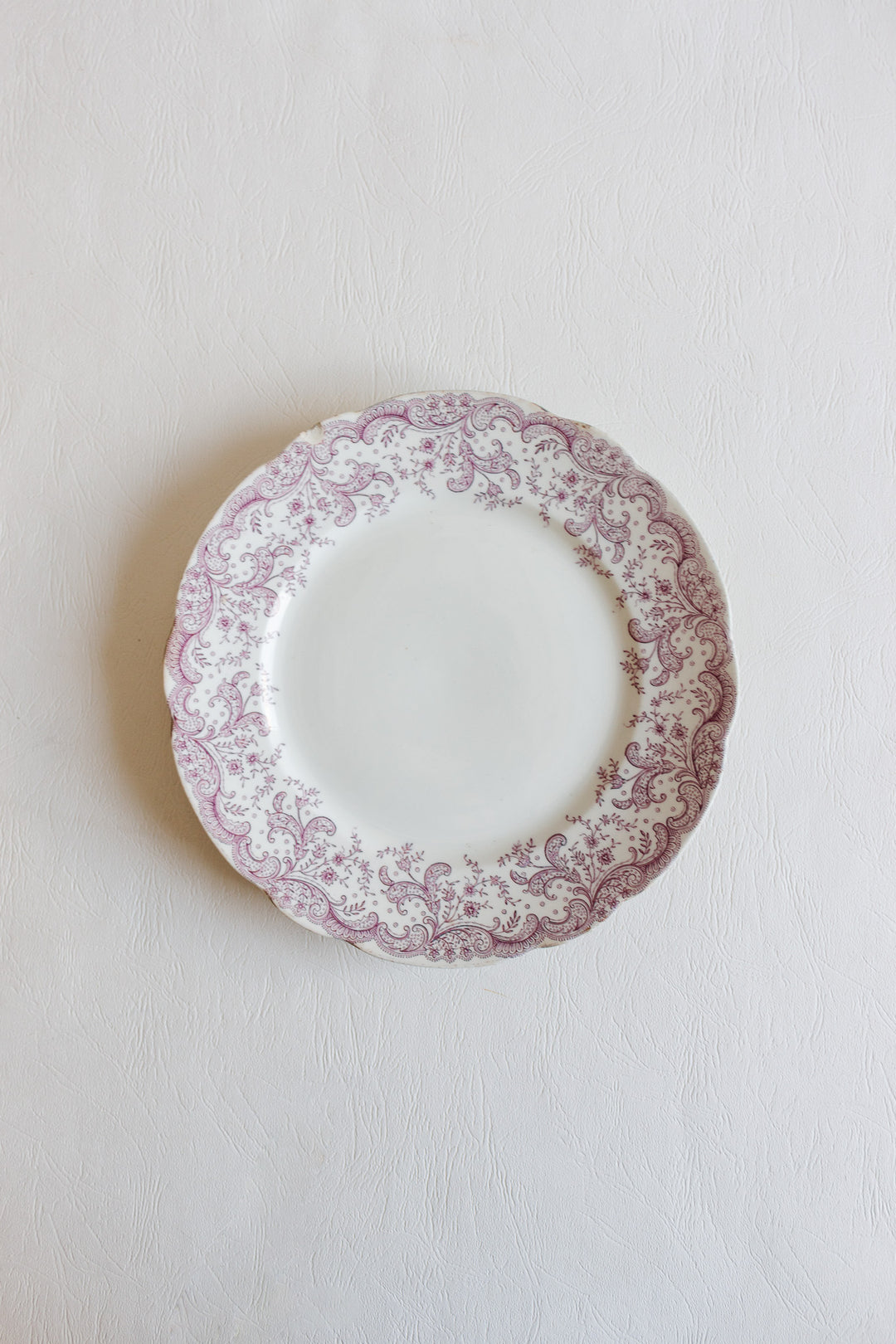 john maddock & sons violet "seville" plate circa 1895