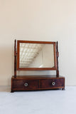 19th century English Regency mahogany dressing table mirror