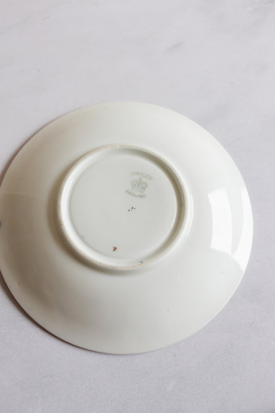 vintage aynsley teacup with miniature roses