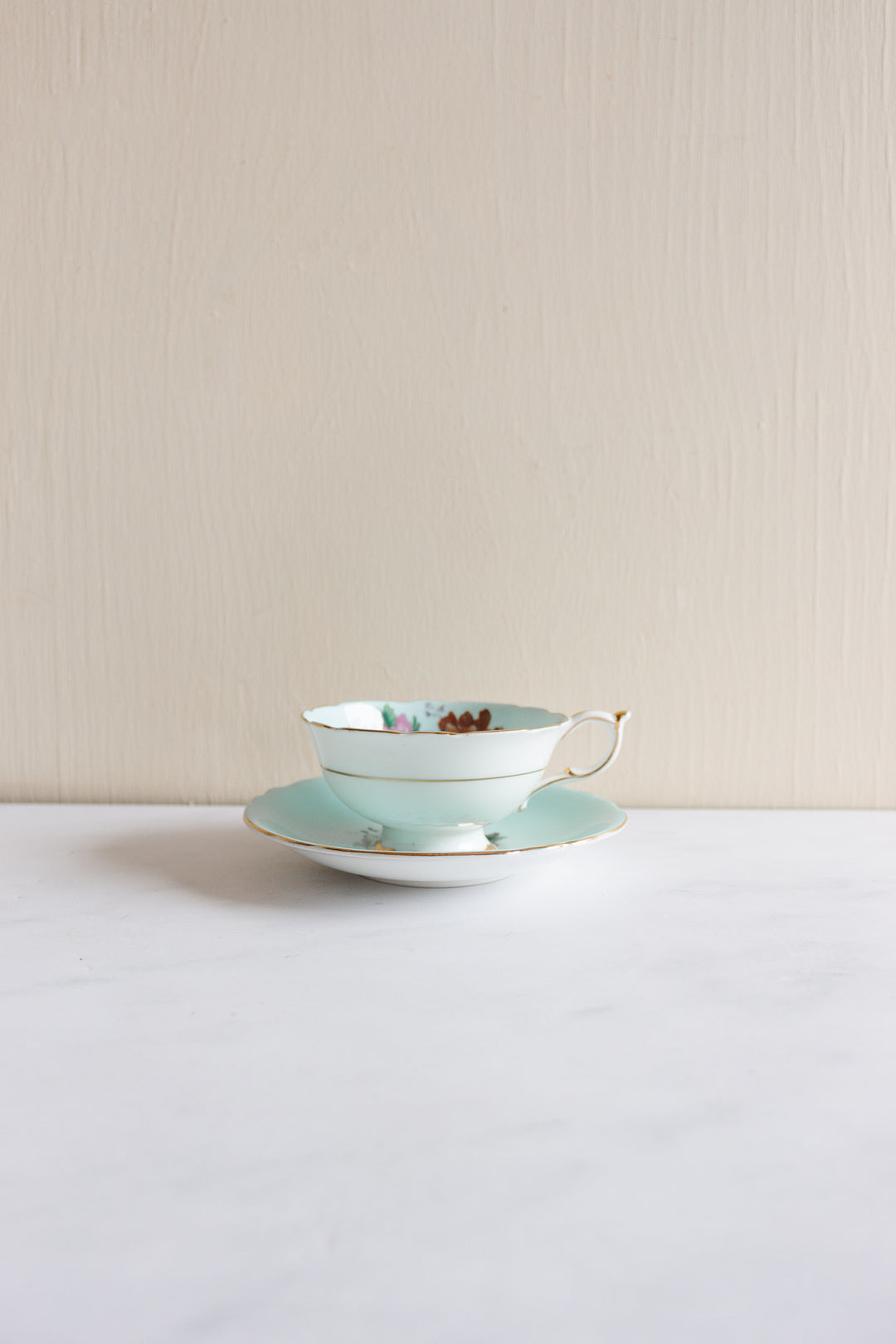 rare paragon double warrant floral teacup