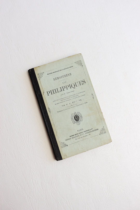 antique french school edition — démosthène, les philippiques