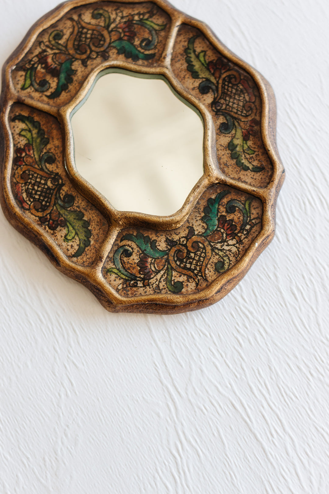 antique french petit verre églomisé mirrors