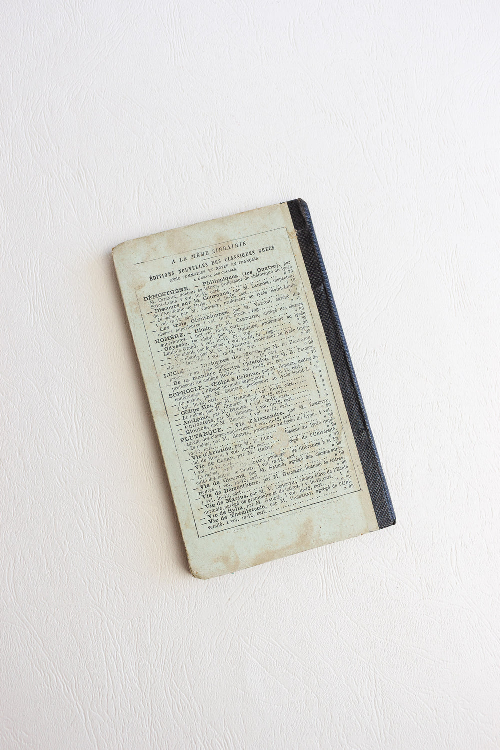 antique french school edition — démosthène, les philippiques