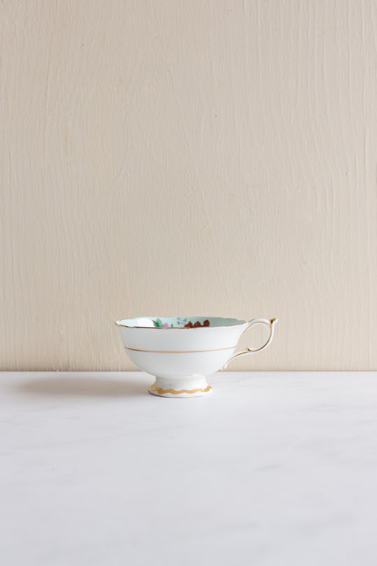 rare paragon double warrant floral teacup