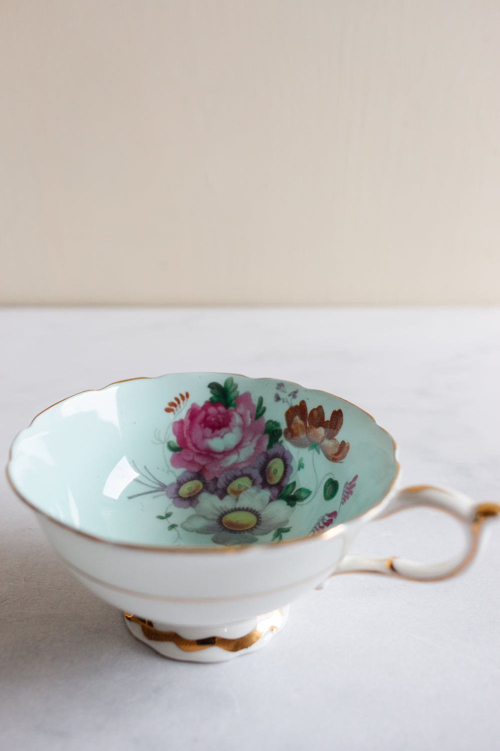 rare paragon double warrant floral teacup
