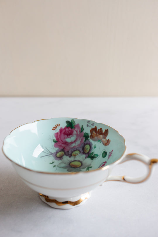 rare paragon double warrant floral teacup