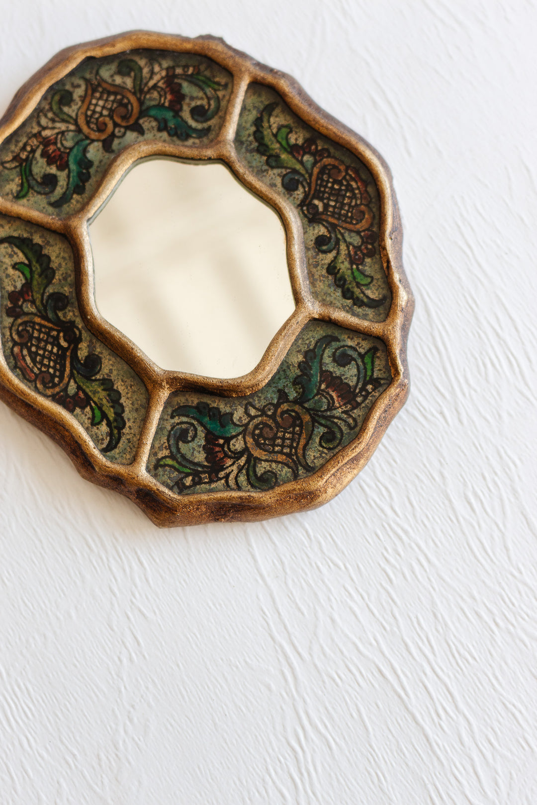 antique french petit verre églomisé mirrors