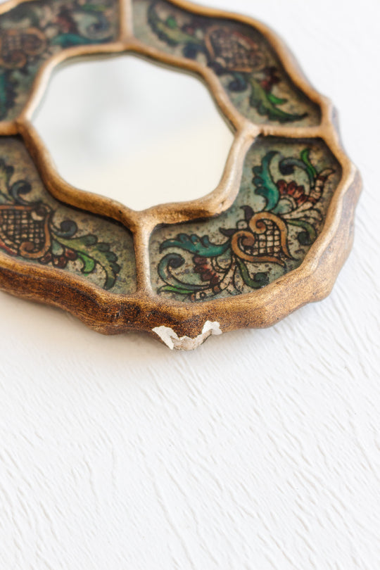 antique french petit verre églomisé mirrors