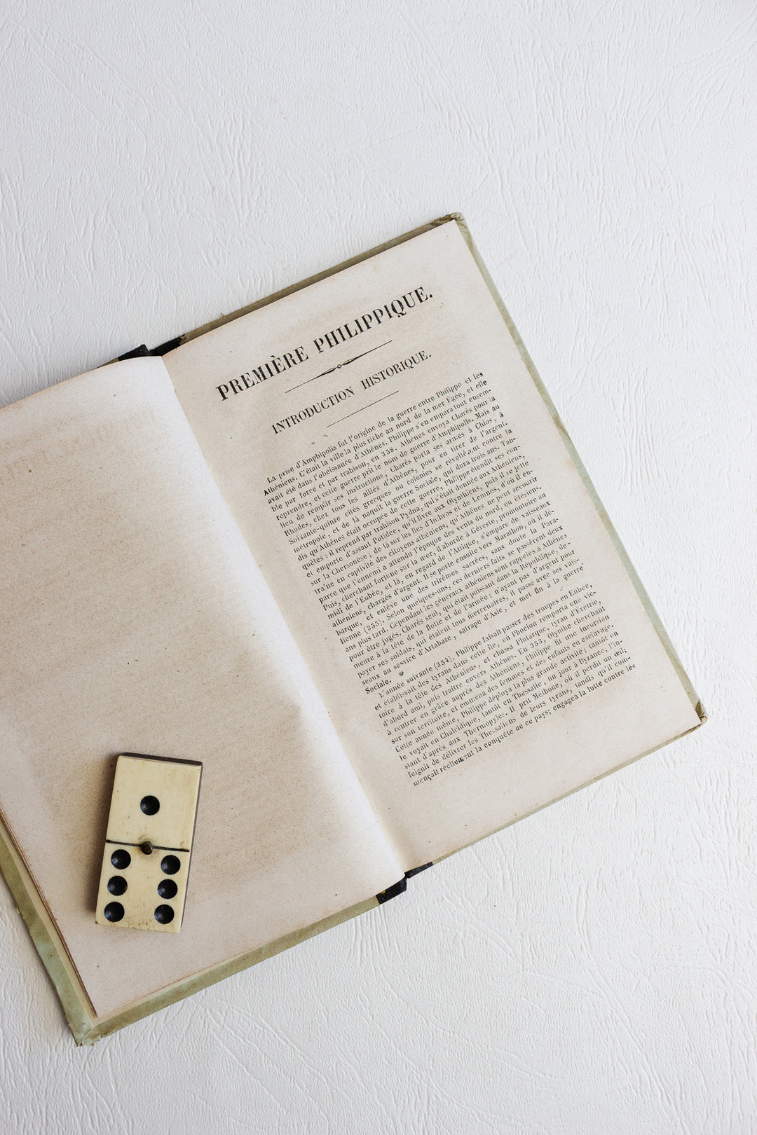 antique french school edition — démosthène, les philippiques