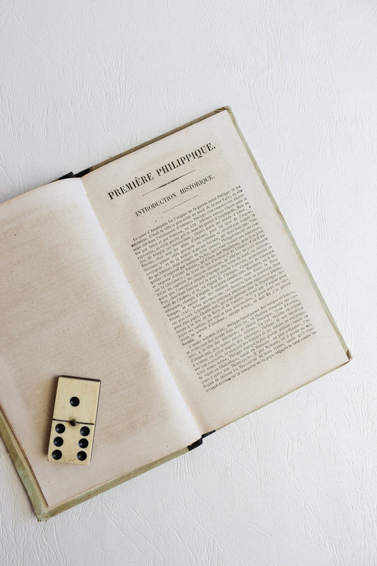 antique french school edition — démosthène, les philippiques