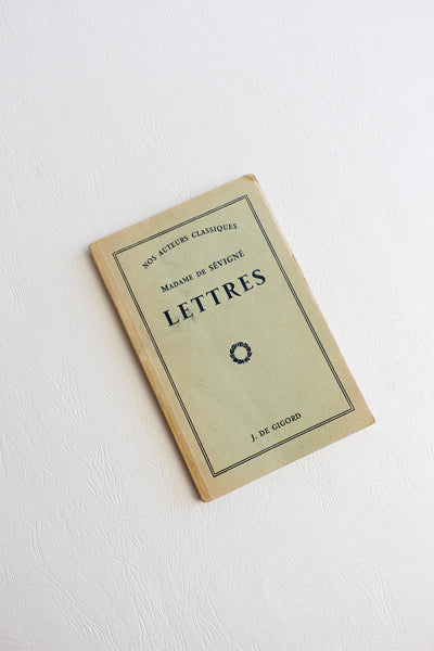 vintage french classic — madame de sévigné, lettres