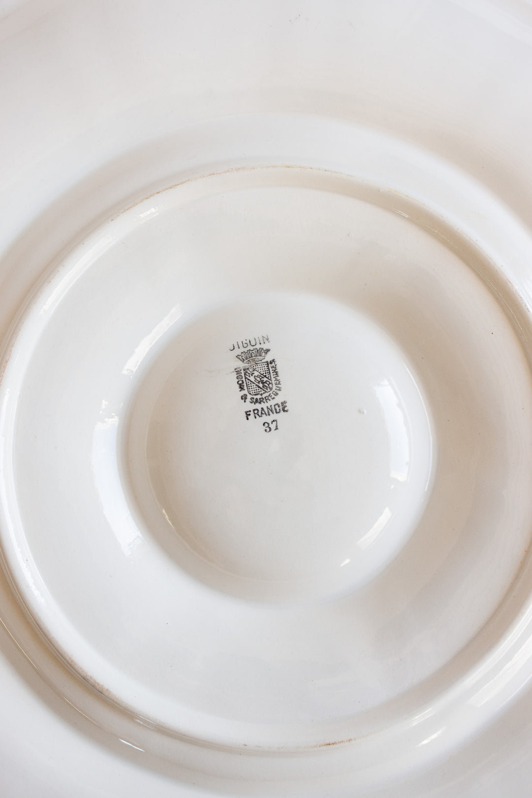 rare vintage french digoon sarreguemines extra large oyster platter